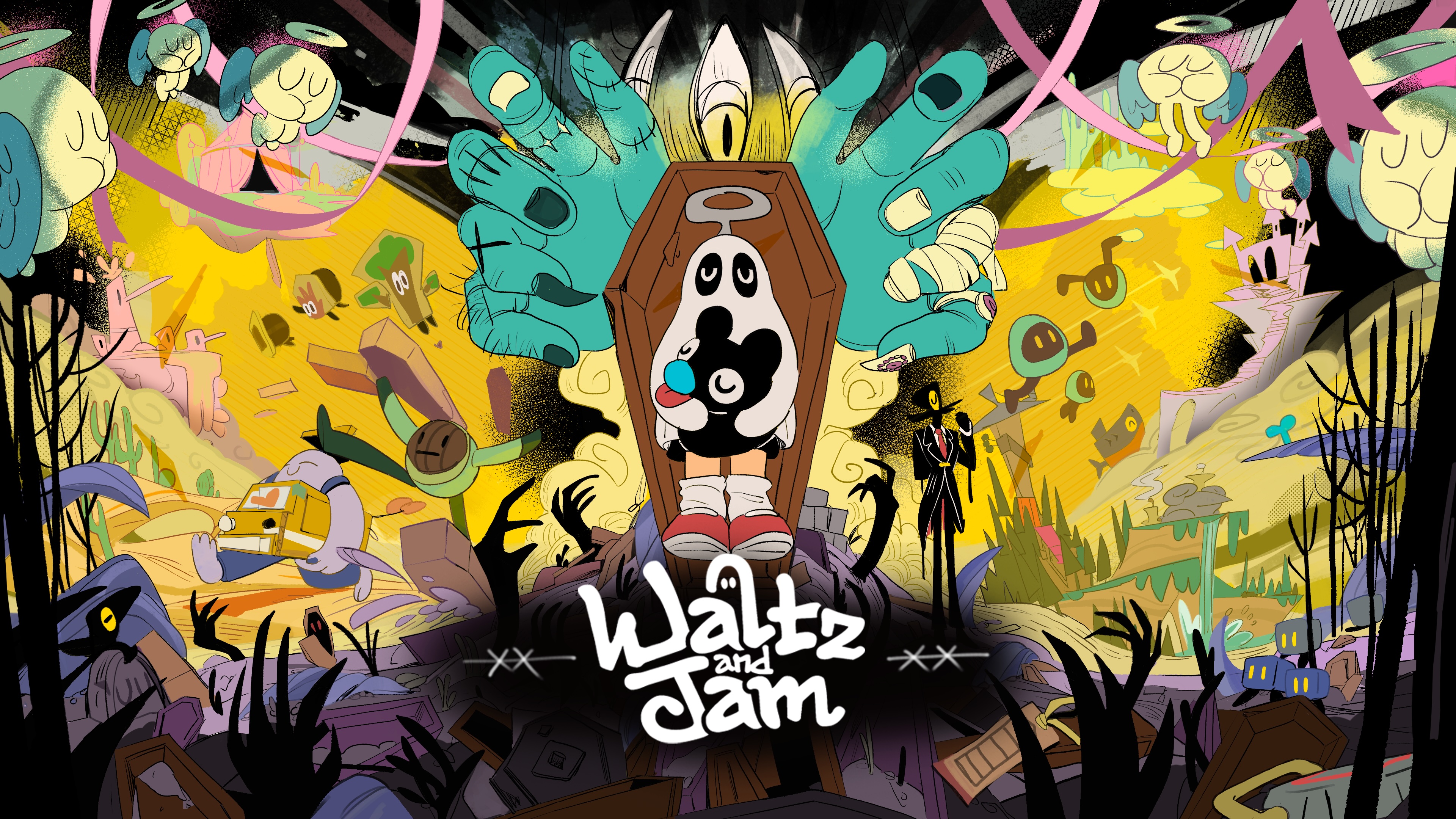 Waltz e o cão espiritual Jam em Waltz and Jam